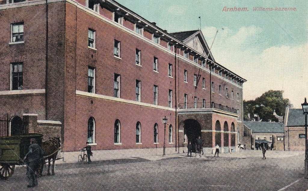 Arnhem Willems kazerne, Verzenden, Voor 1920, Gelopen, Gelderland