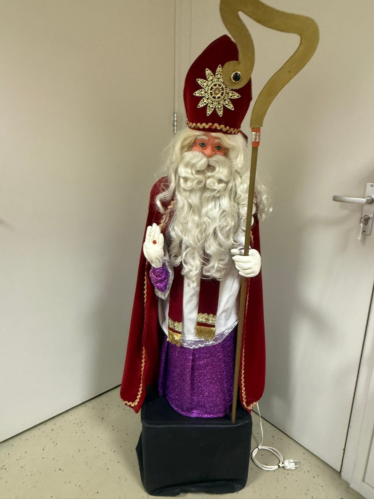 Ruitentikker Sinterklaas automaton, Ophalen of Verzenden, Gebruikt