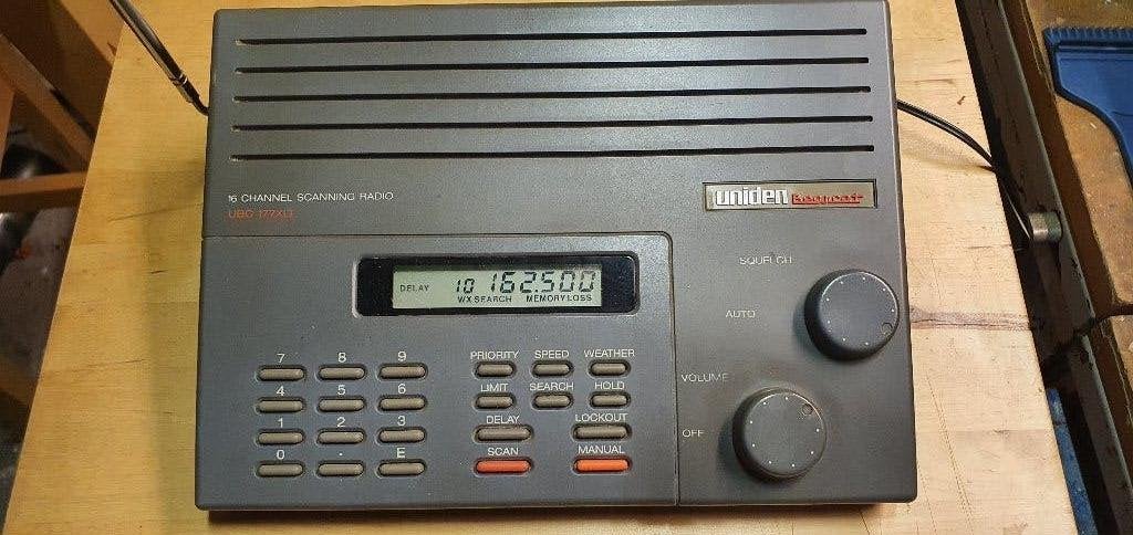 Uniden bearcat 177XLT scanner, Ophalen of Verzenden, Gebruikt