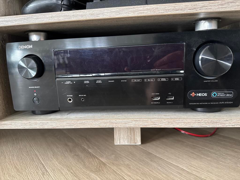Denon AVR-X1500H HEOS 7.2-kanaals AV-receiver versterker, Audio, Tv en Foto, Versterkers en Receivers, Gebruikt, Denon, Ophalen of Verzenden