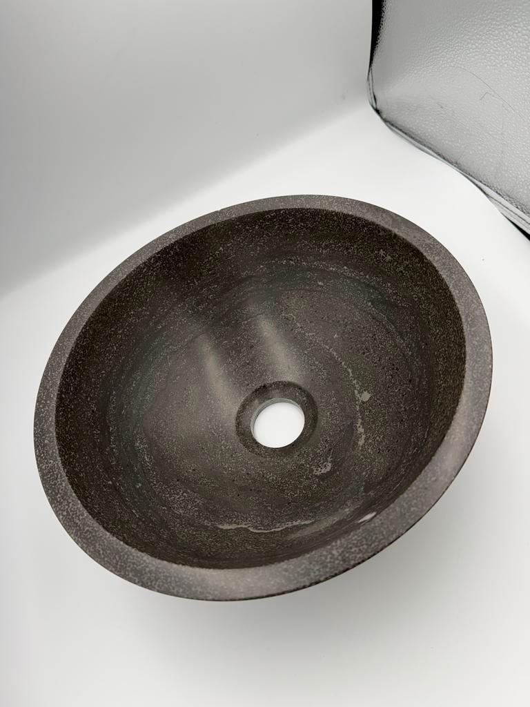 Ronde hardsteen waskom - showroommodel, Ophalen, Plieger, Info@plieger.nl, Nieuw