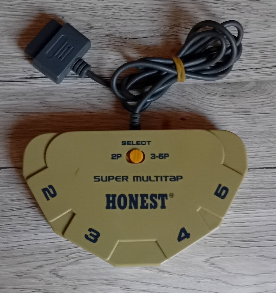 SNES Honest Super Multitap, Spelcomputers en Games, Ophalen of Verzenden, Gebruikt, Super NES