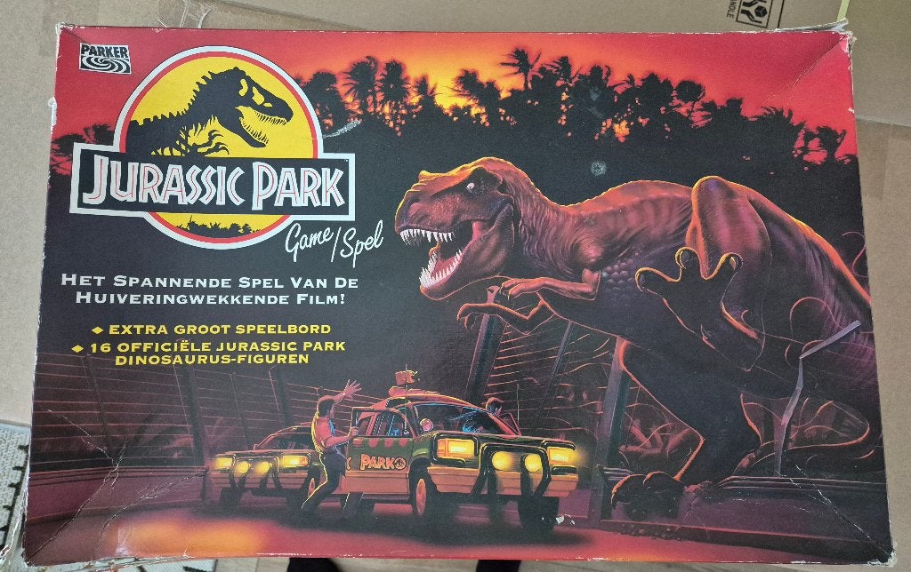 Jurassic Park Bordspel, Ophalen of Verzenden, Gebruikt