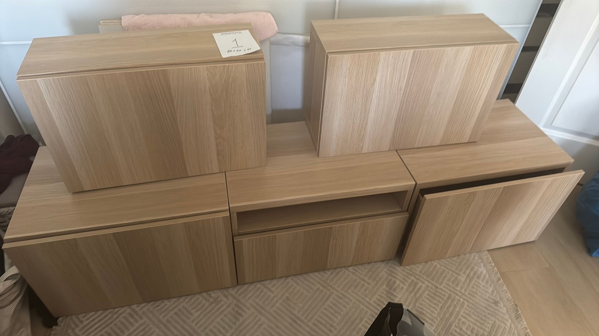 Ikea kastjes, Zo goed als nieuw, Minder dan 100 cm, 25 tot 50 cm, 50 tot 100 cm