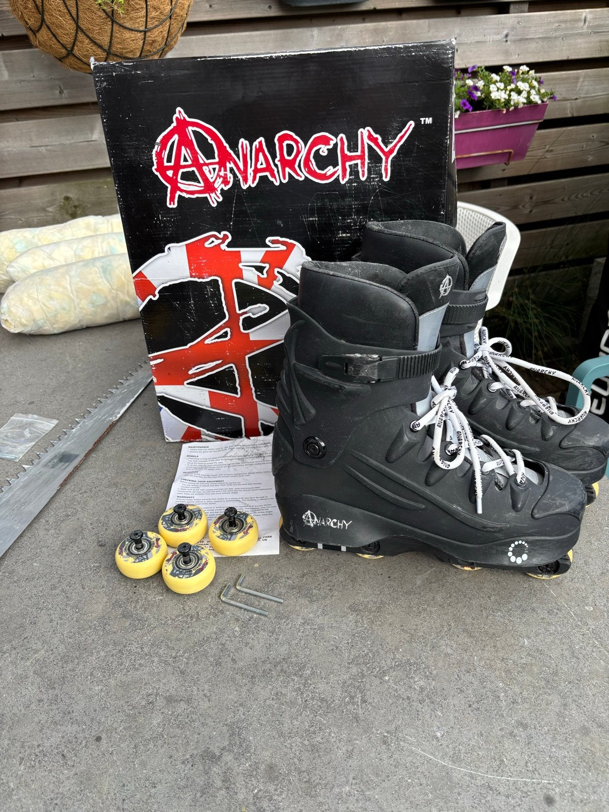 Anarchy Revolution Skates - Maat 40,5, Sport en Fitness, Schaatsen, Verzenden, Gebruikt, Overige typen, Overige merken
