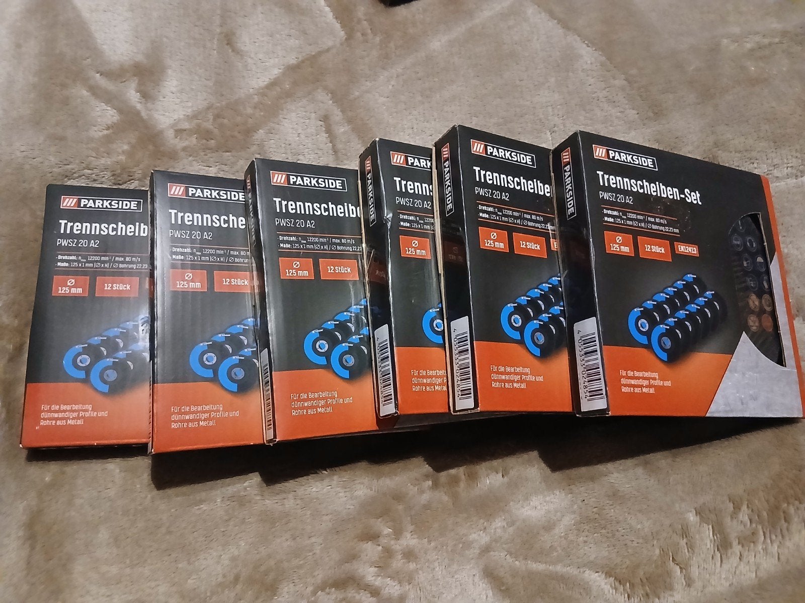 Parkside Trennscheiben-Set PWSZ 20 A2 - 125mm (12 stuks)