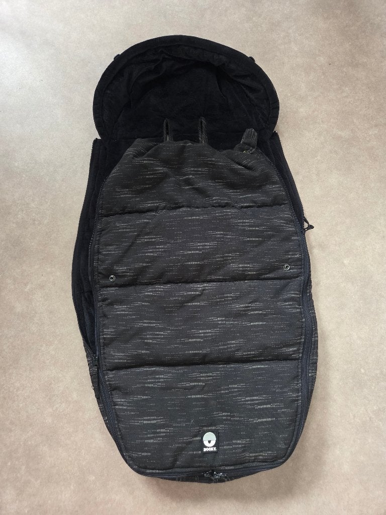 dooky voetenzak Large kinderwagen, Zo goed als nieuw, Gevoerd, Voetenzak, Zwart