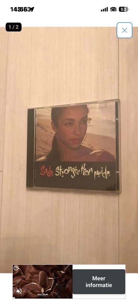 Sade - stronger than pride, Ophalen of Verzenden, Gebruikt