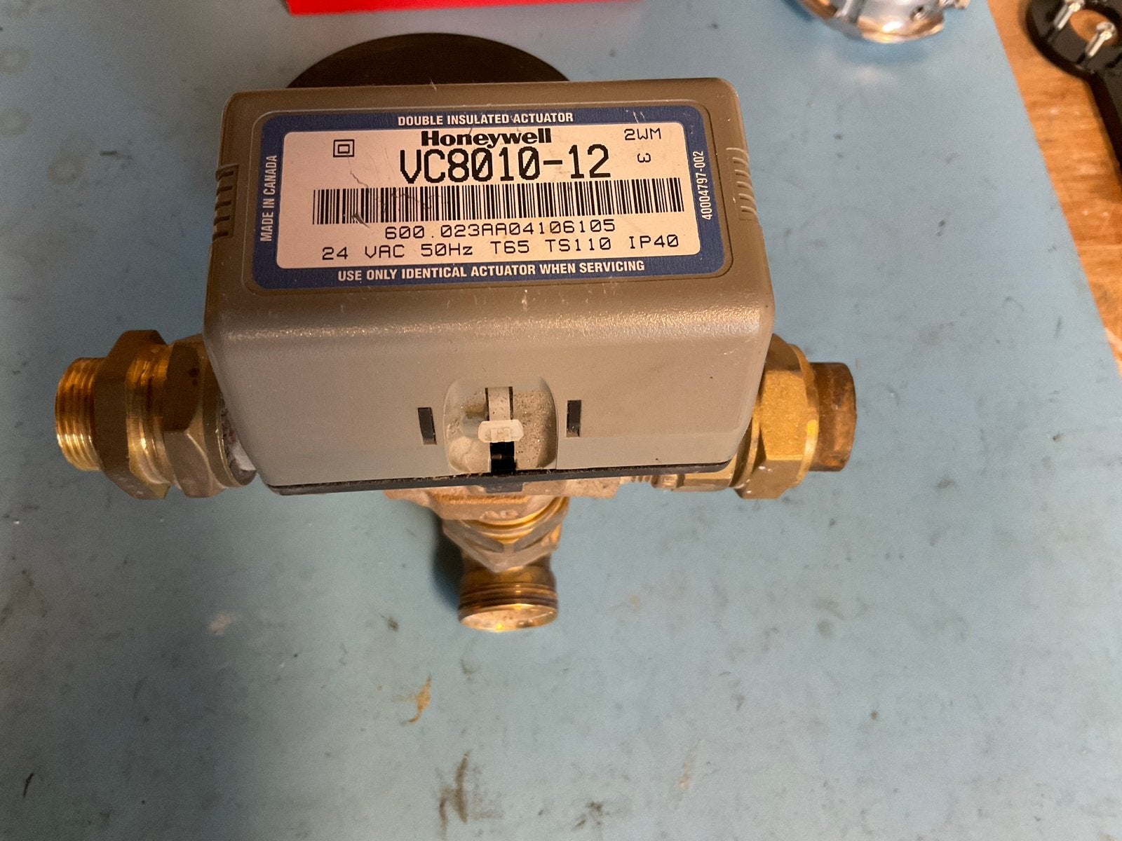 Honeywell VC8010-12 Actuator, drieweg klep, Ophalen of Verzenden, Gebruikt, Overige typen