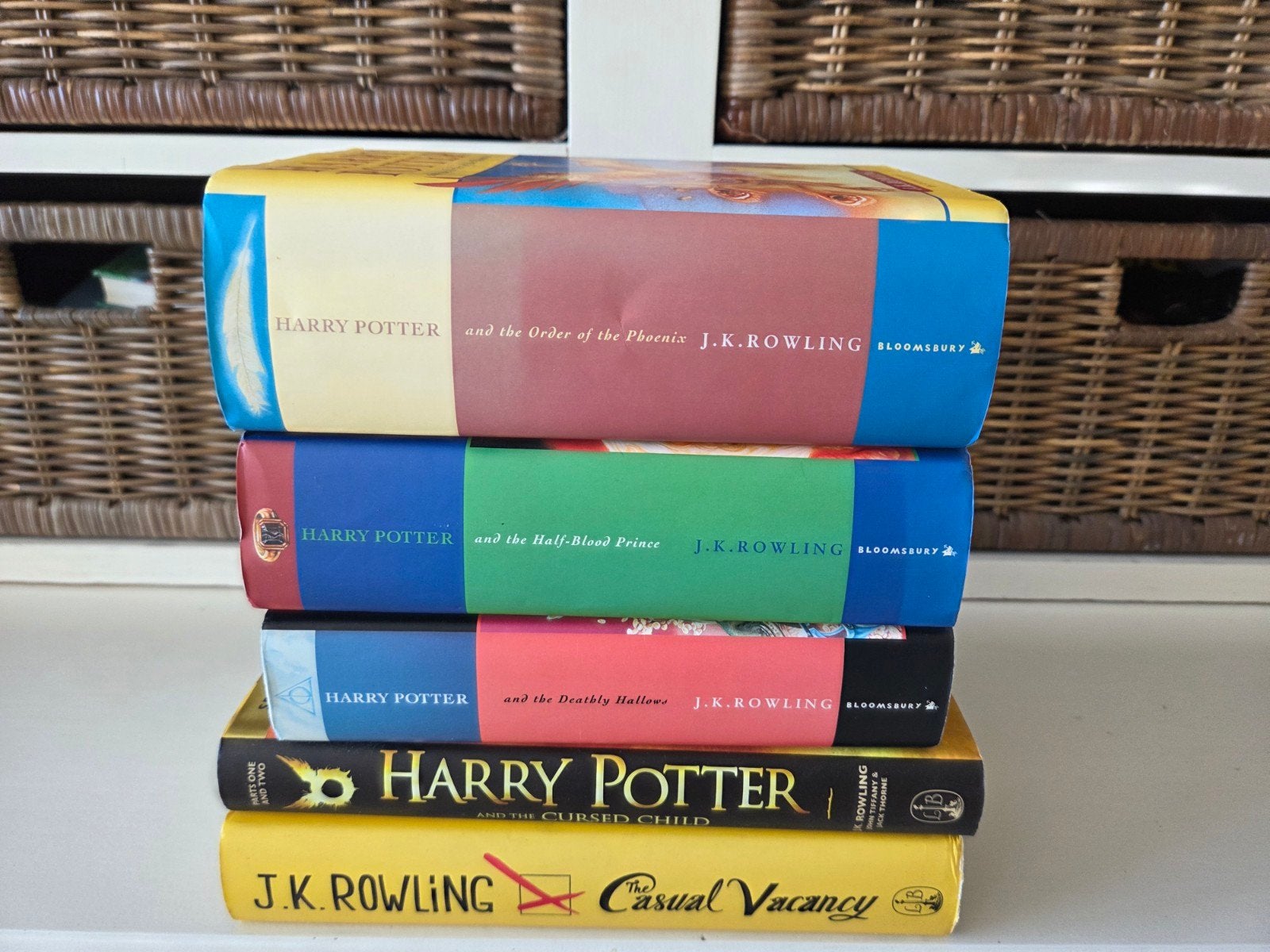 Harry Potter - 5 Engelse boeken, Ophalen of Verzenden, Gelezen