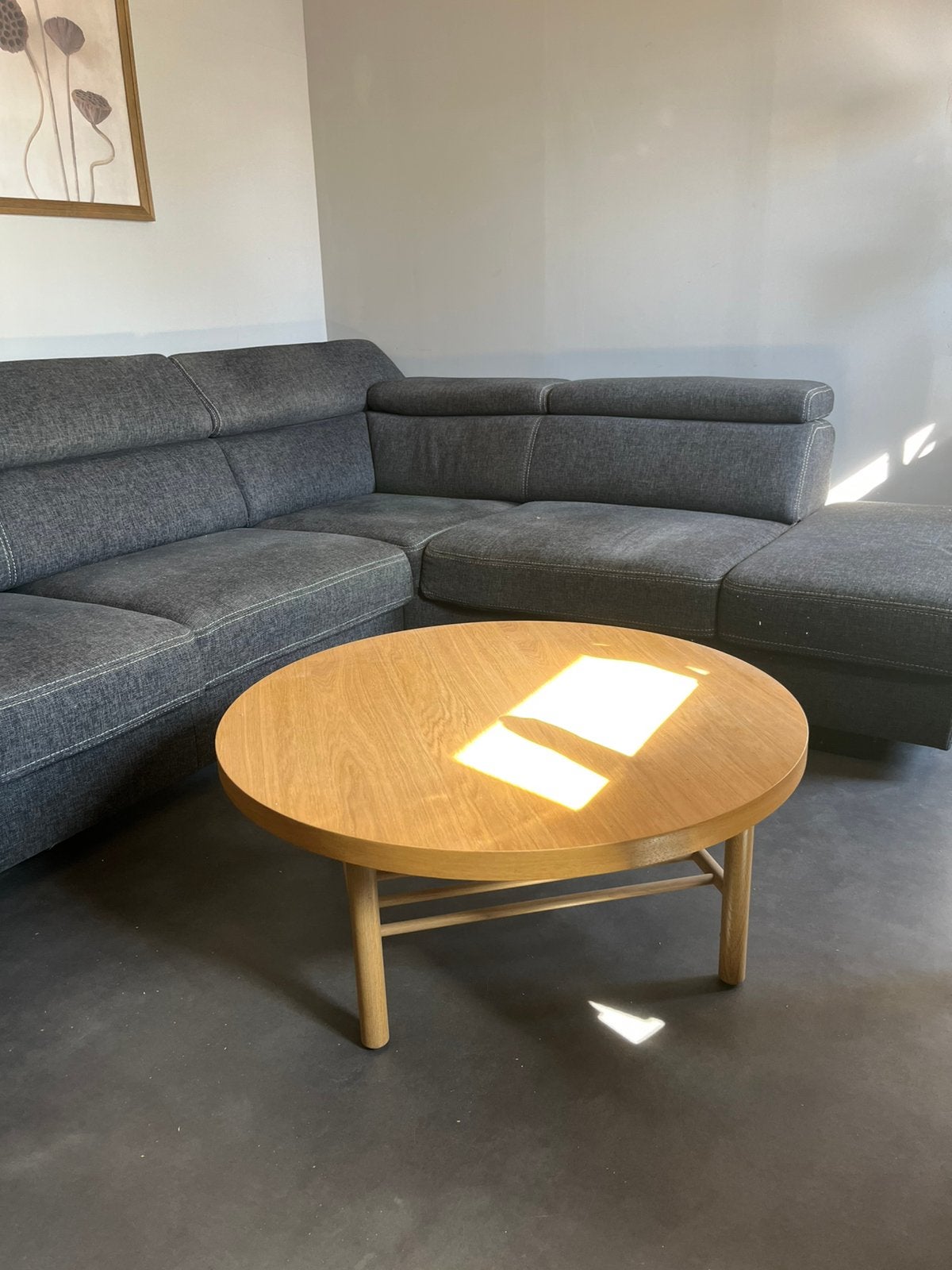 IKEA LISTERBY salontafel - Eikenhout 90 cm, Ophalen, 50 tot 100 cm, 50 tot 100 cm, Zo goed als nieuw