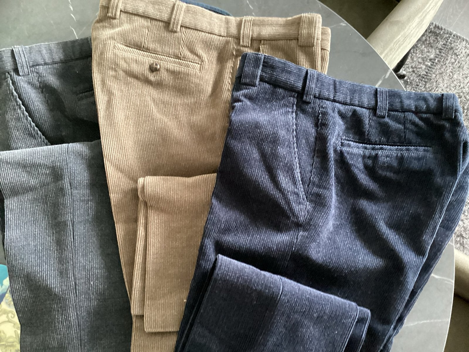 Meyer corduroy broeken/pantalons, Kleding | Heren, Ophalen of Verzenden, Zo goed als nieuw, Overige maten, Meerkleurig