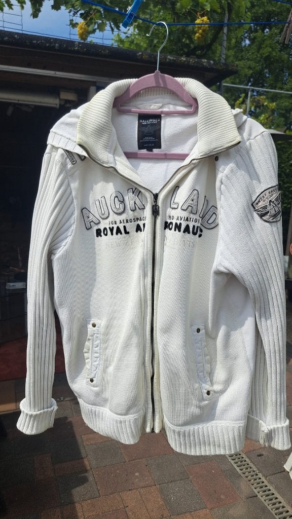 Hallingers New Zealand Hoodie XL - Zo goed als nieuw, Beige, Maat 56/58 (XL), Ophalen of Verzenden, Gedragen