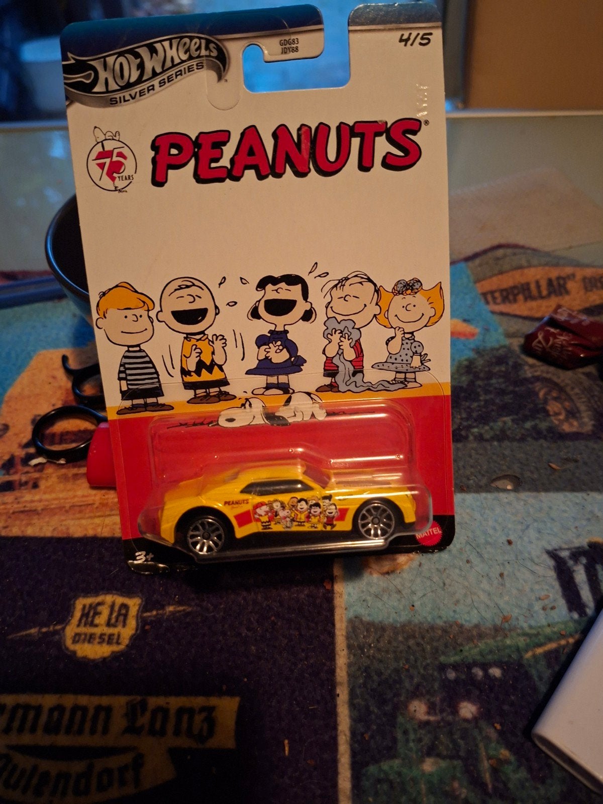 Hot Wheels Peanuts Snoopy Bully Goat - Nieuw in verpakking, Nieuw, Ophalen of Verzenden, Mattel, Mattel, Inc., 636 Girard Avenue, East Aurora, NY 14052, USA