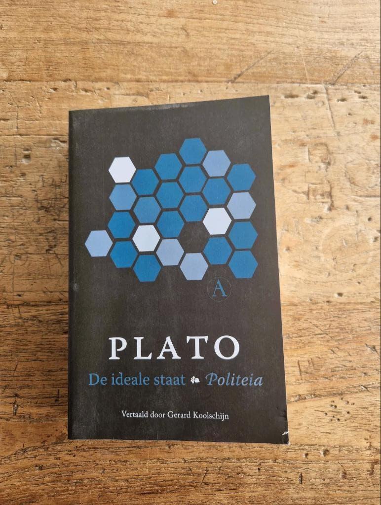 Plato - De ideale staat: Politeia, Boeken, Ophalen of Verzenden, Zo goed als nieuw, Cultuurfilosofie, Plato