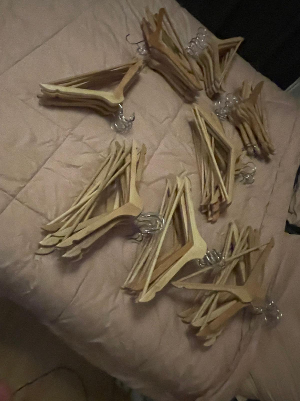 Houten kledinghangers, Kleding | Dames, Ophalen, Zo goed als nieuw, Hout