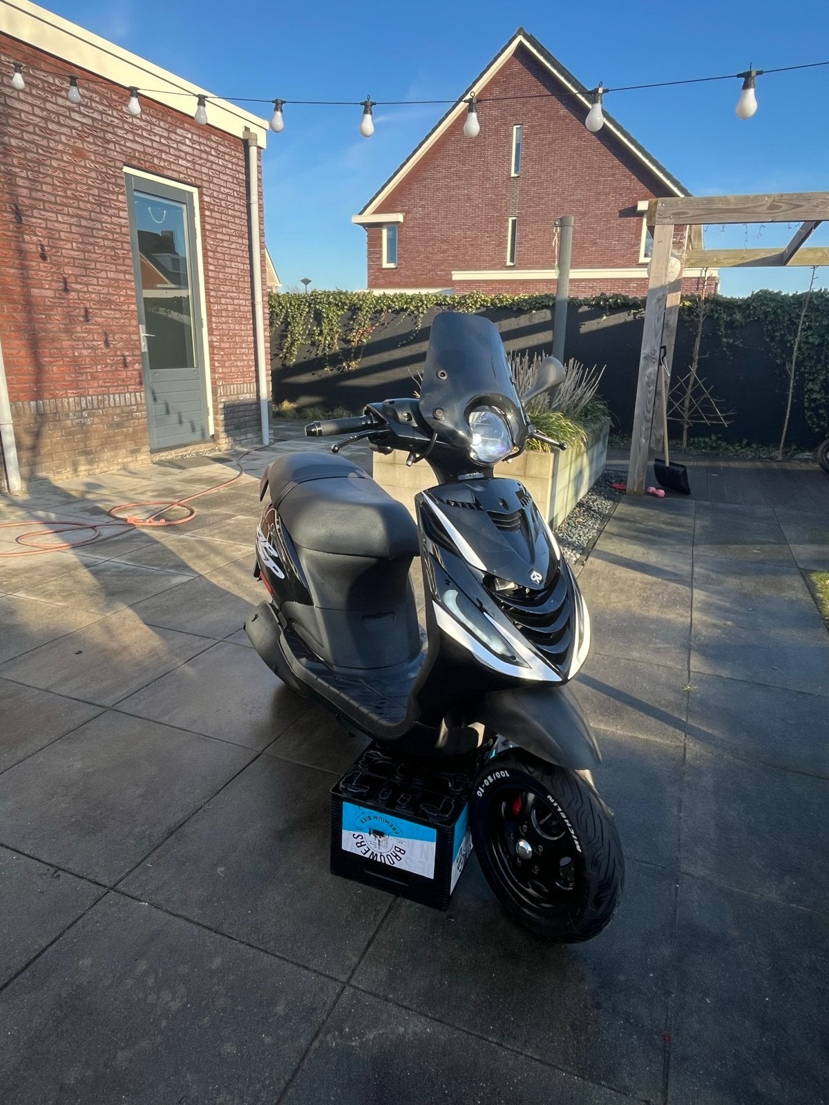 Piaggio Zip 125cc 4-takt - Geel Kenteken, Ophalen, Gebruikt, Maximaal 45 km/u, Zip