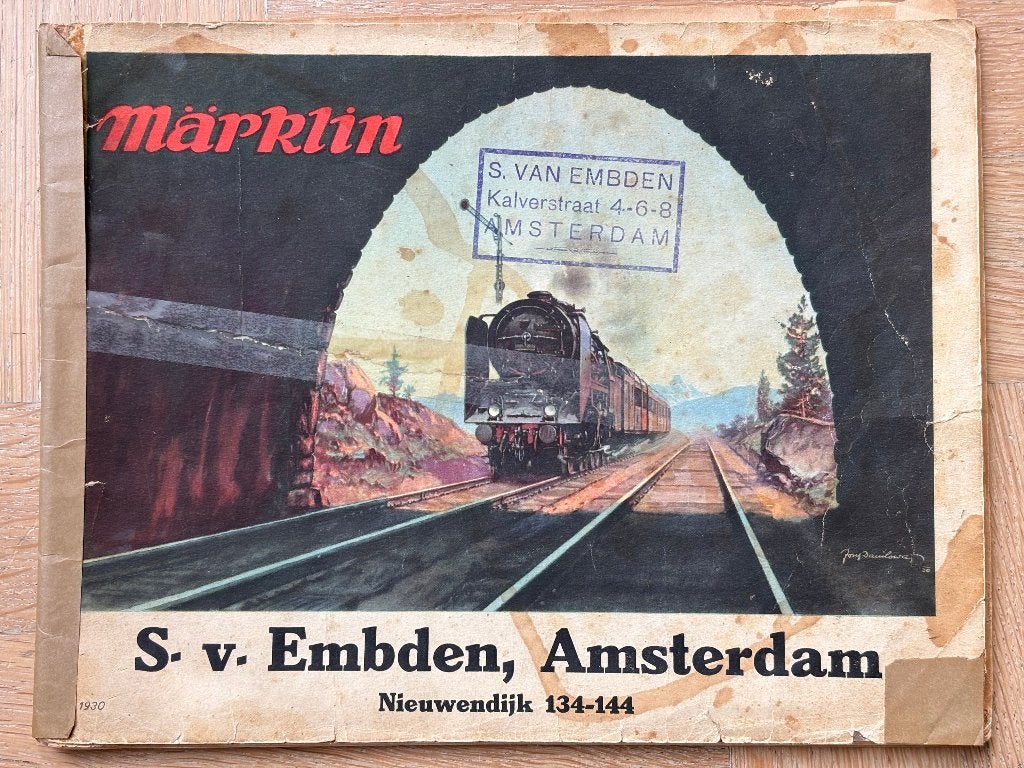 Märklin catalogus D7 uit 1930 Van Embden, Amsterdam, Ophalen of Verzenden