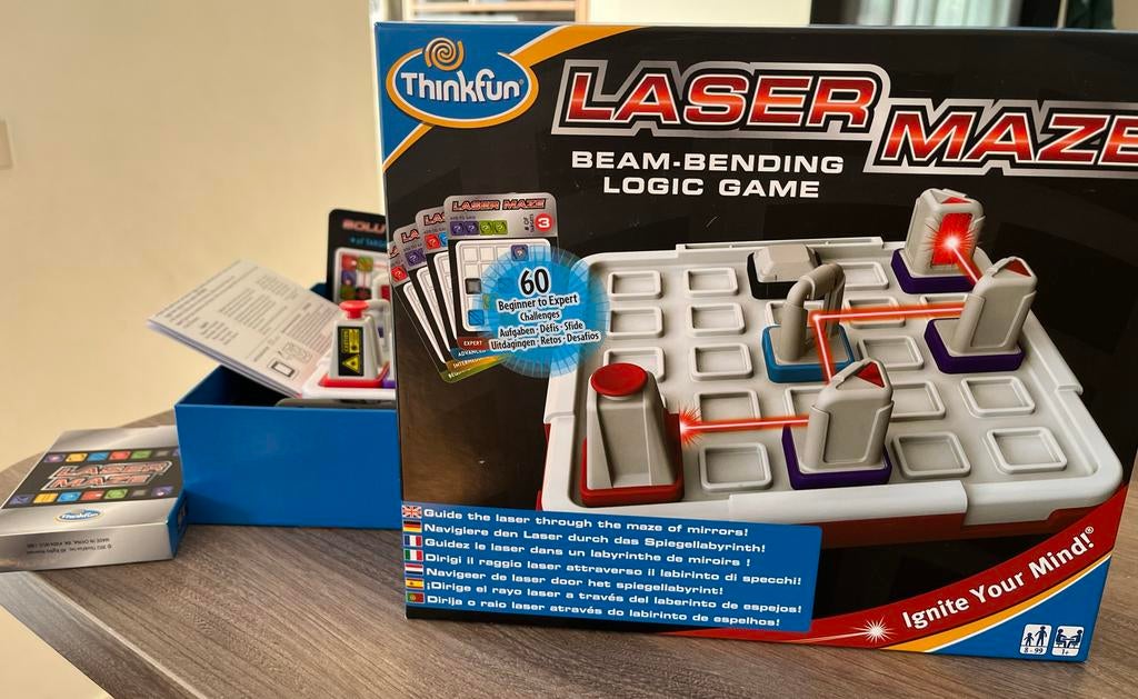 Laser Lazer Maze Beam-Bending Logic Game, Ophalen of Verzenden, Zo goed als nieuw, Rubik's of 3D-puzzel