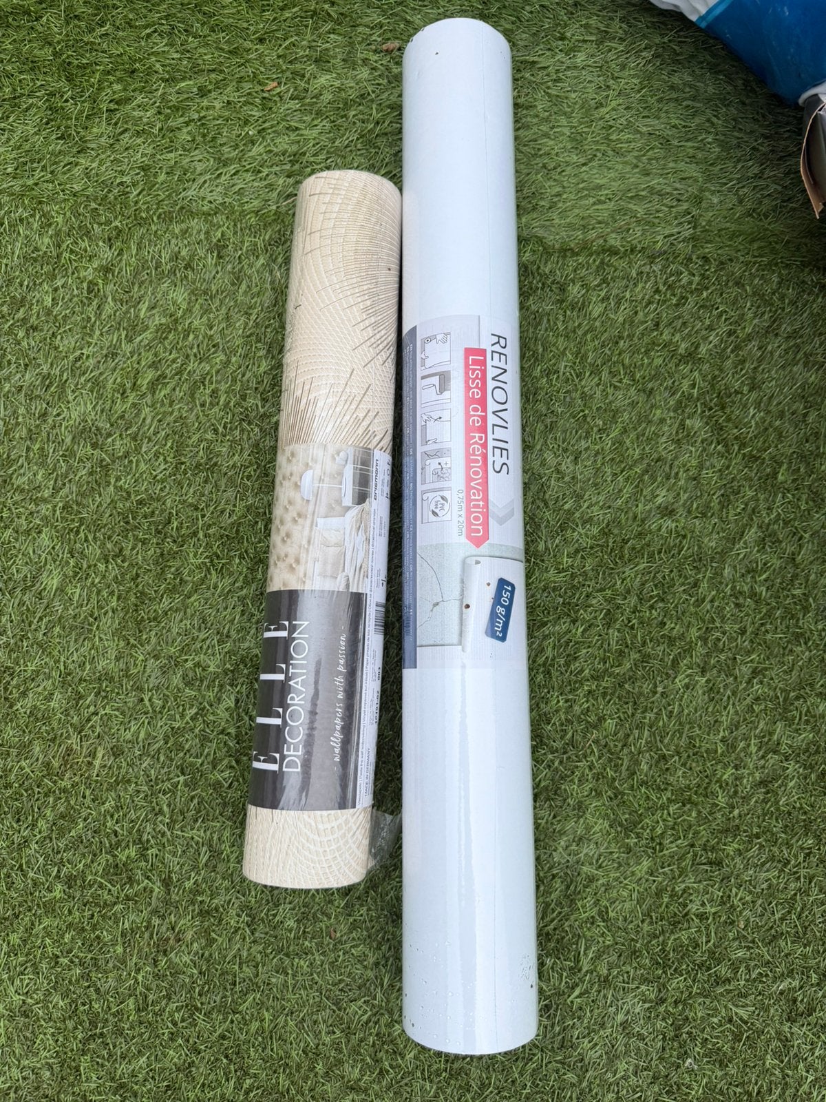 Muurbehang, Ophalen, Beige