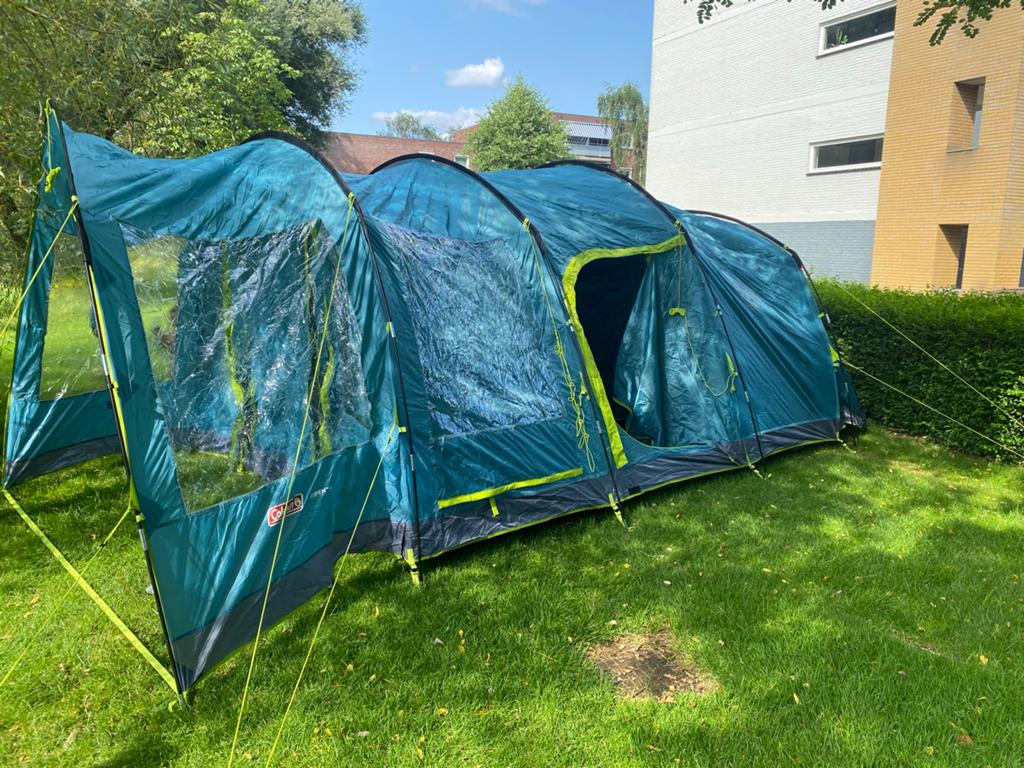 Coleman Aspen 4 persoons tent - Z.G.A.N., Caravans en Kamperen, Tenten, Ophalen of Verzenden, Zo goed als nieuw, Tot en met 4
