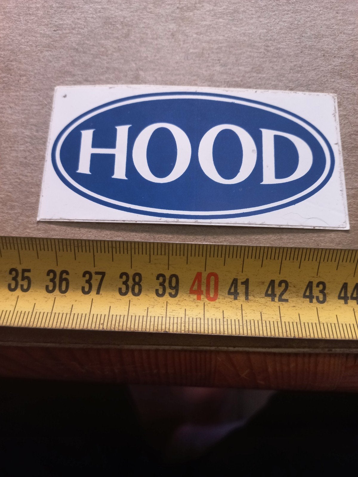 Vintage Hood-sticker / embleem, Ophalen of Verzenden