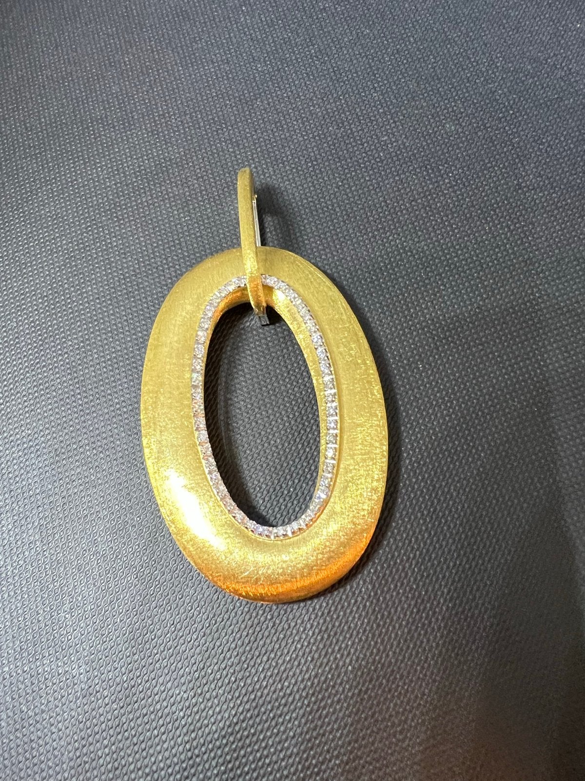 Grote 18k Nanis hanger met verwisselbare elementen, Gebruikt, Overige voorstellingen, Ophalen of Verzenden, Met edelsteen