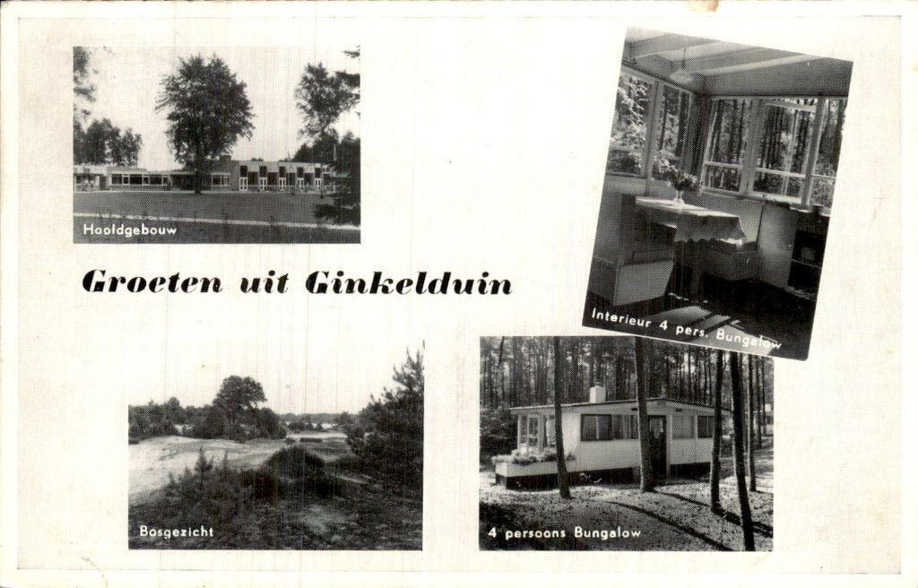 Ginkelduin - Bungalow - 4 persoons, Verzamelen, Ophalen of Verzenden, 1960 tot 1980, Gelopen, Utrecht