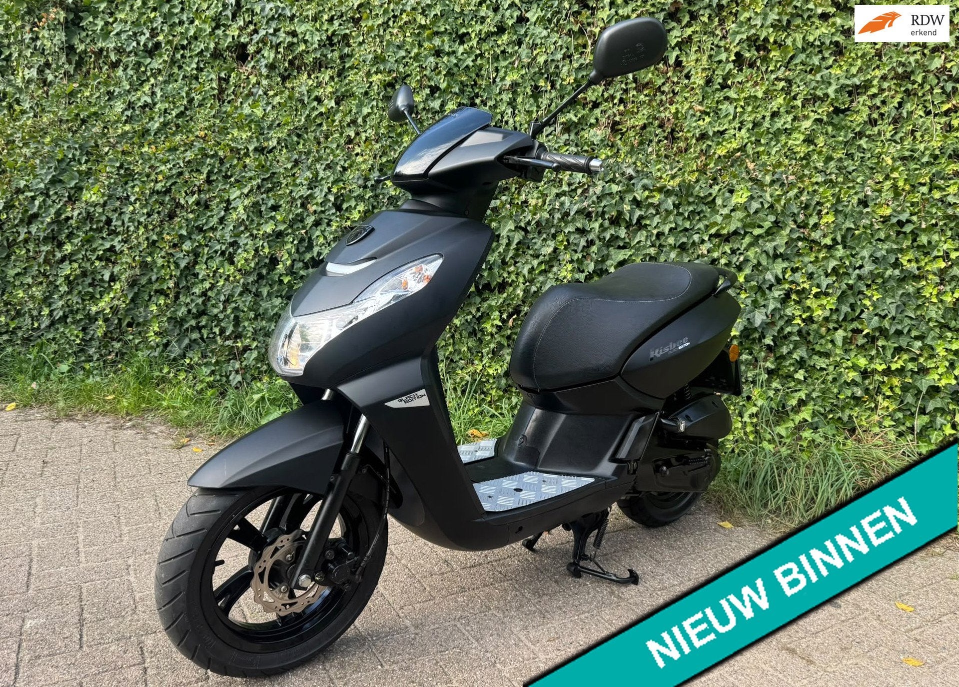 Peugeot Kisbee BLACK Edition Scooter EURO4 BETAAL met in3, Fietsen en Brommers, Overige modellen, P, 49 cc, P
p  p, NL
