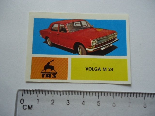 plaatje oud VOLGA M24 auto oldtimer klassieker vintage, Verzenden, Plaatje