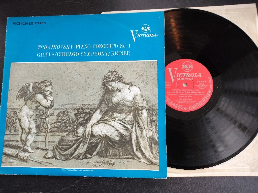Tchaikovsky Piano Concerto no.1 Gilels Chicago symph Reiner, Ophalen of Verzenden, Zo goed als nieuw, 12 inch