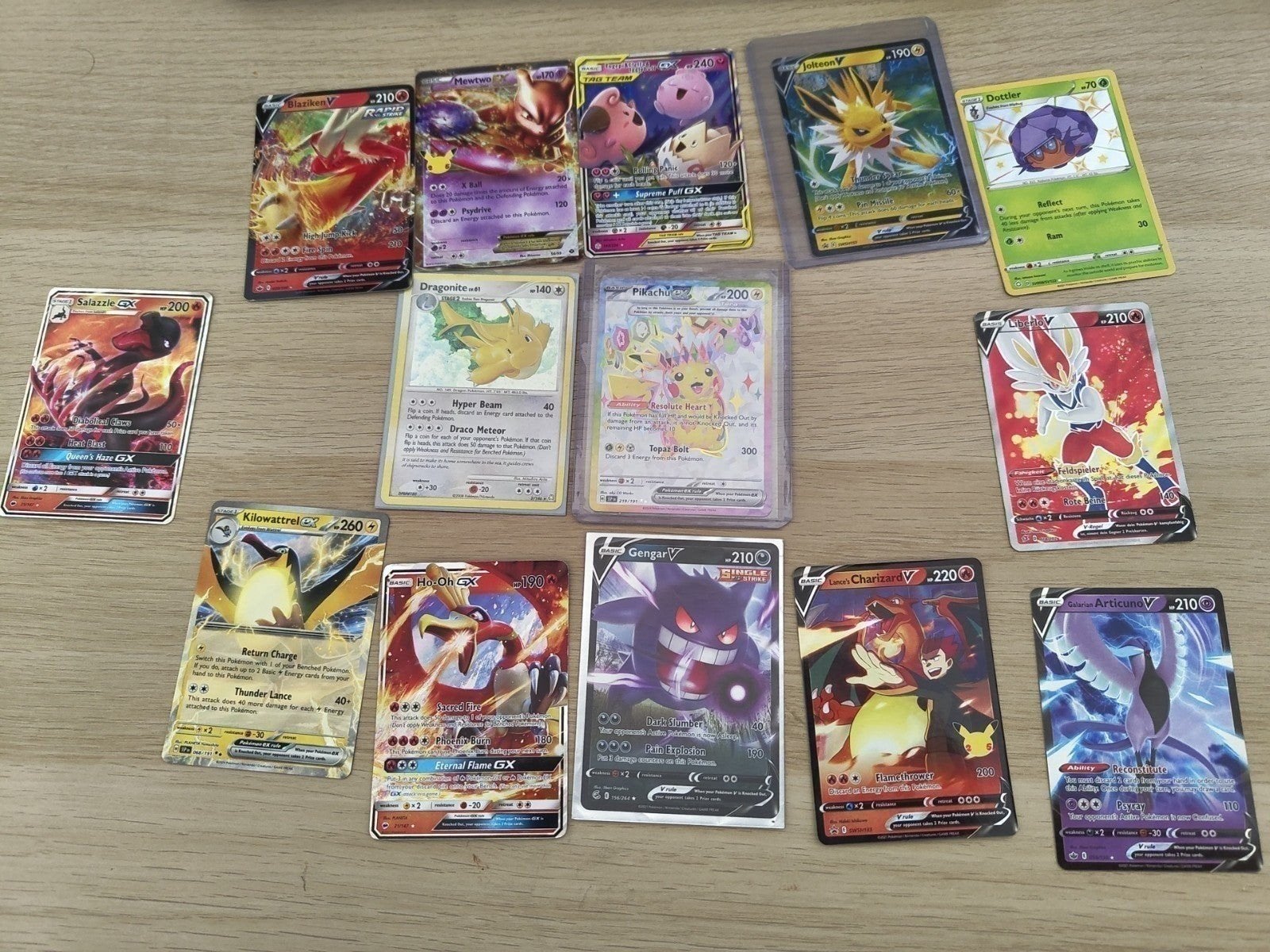 Pokémon kaarten - Meeste Near Mint, Ophalen of Verzenden, Zo goed als nieuw, Meerdere kaarten, Foil