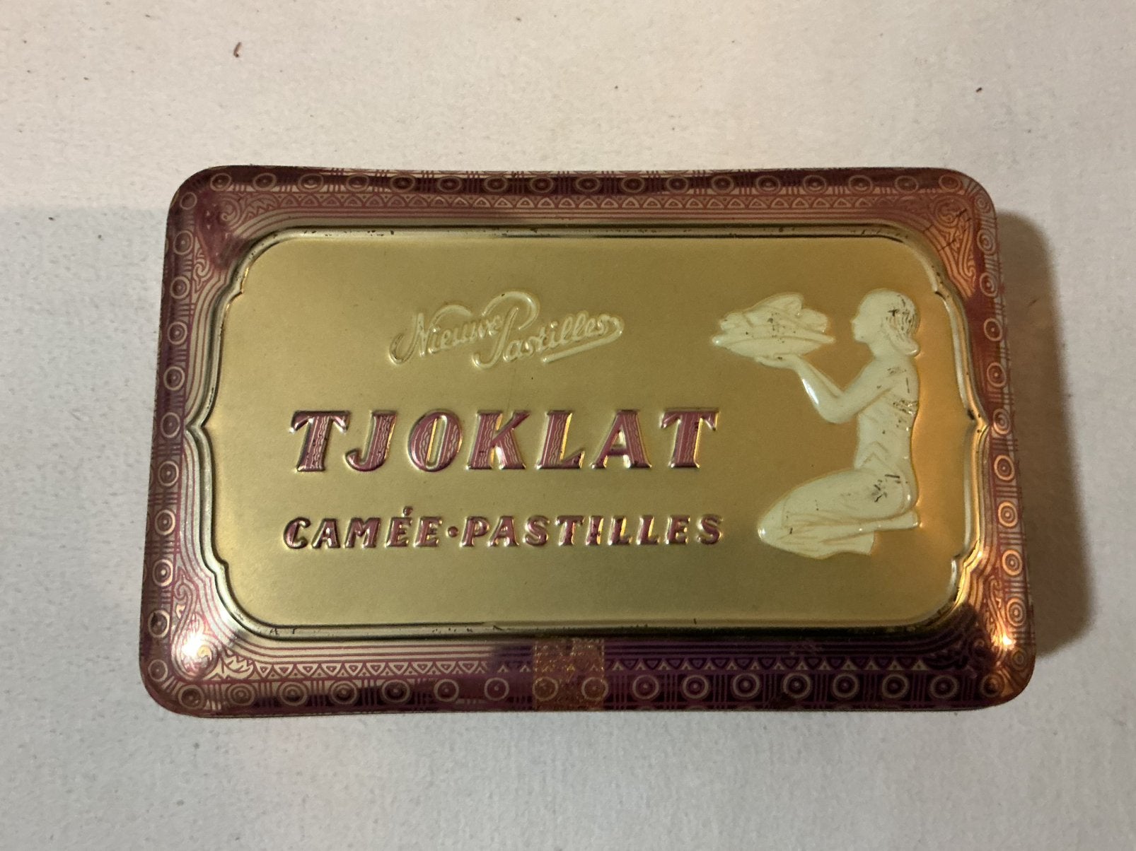 Blik Tjoklat, Verzamelen, Blikken, Ophalen of Verzenden, Zo goed als nieuw, Overige