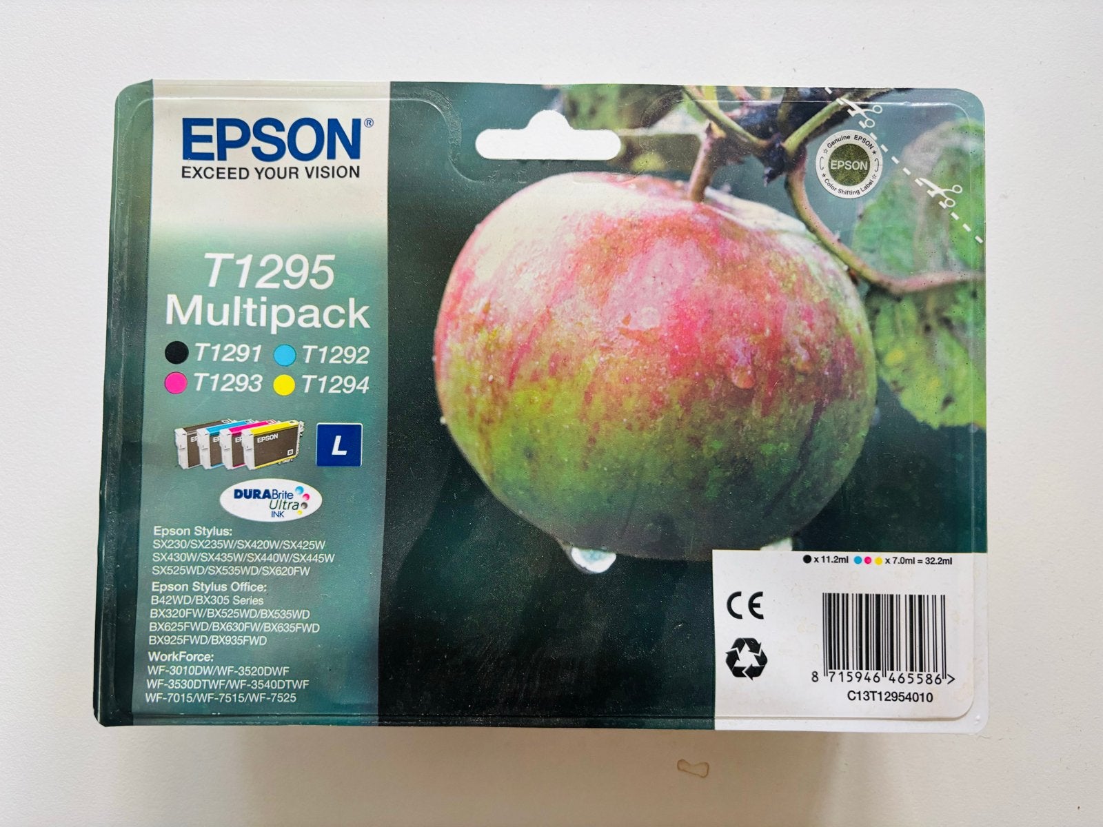 Epson T1295 Multipack Inktcartridges - Origineel, Ophalen of Verzenden, Nieuw, Cartridge