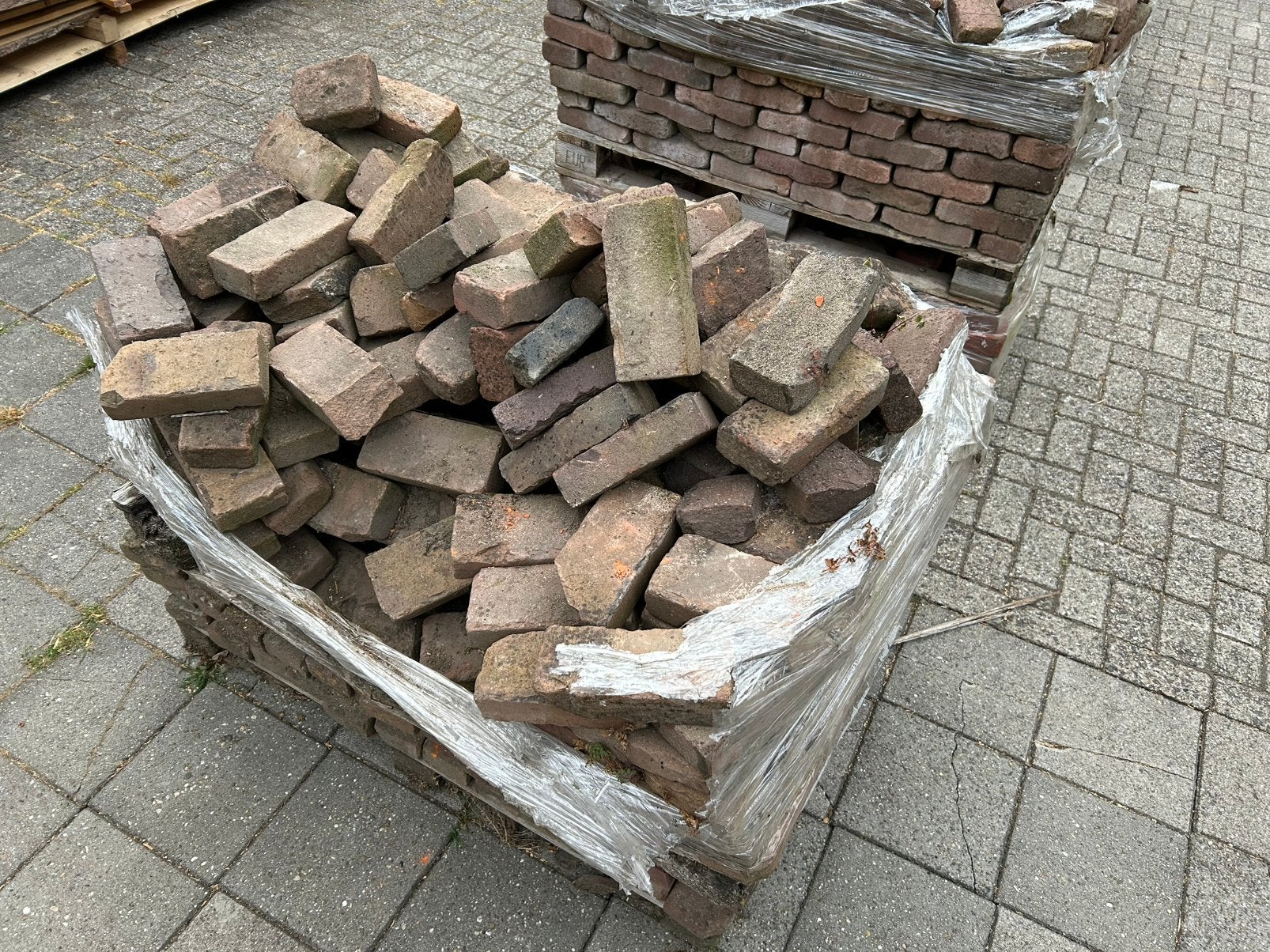 Waaltjes oude waaltjes gebakken bestrating, Ophalen, Gebruikt, 10 m² of meer, Klinkers