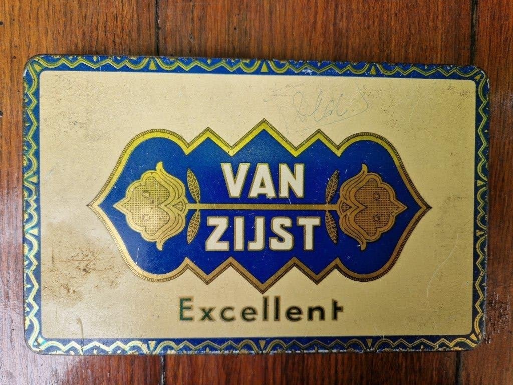 Sigarenblik Van Zijst excellent, Verzamelen, Blikken, Verzenden, Gebruikt, Overige, Overige merken