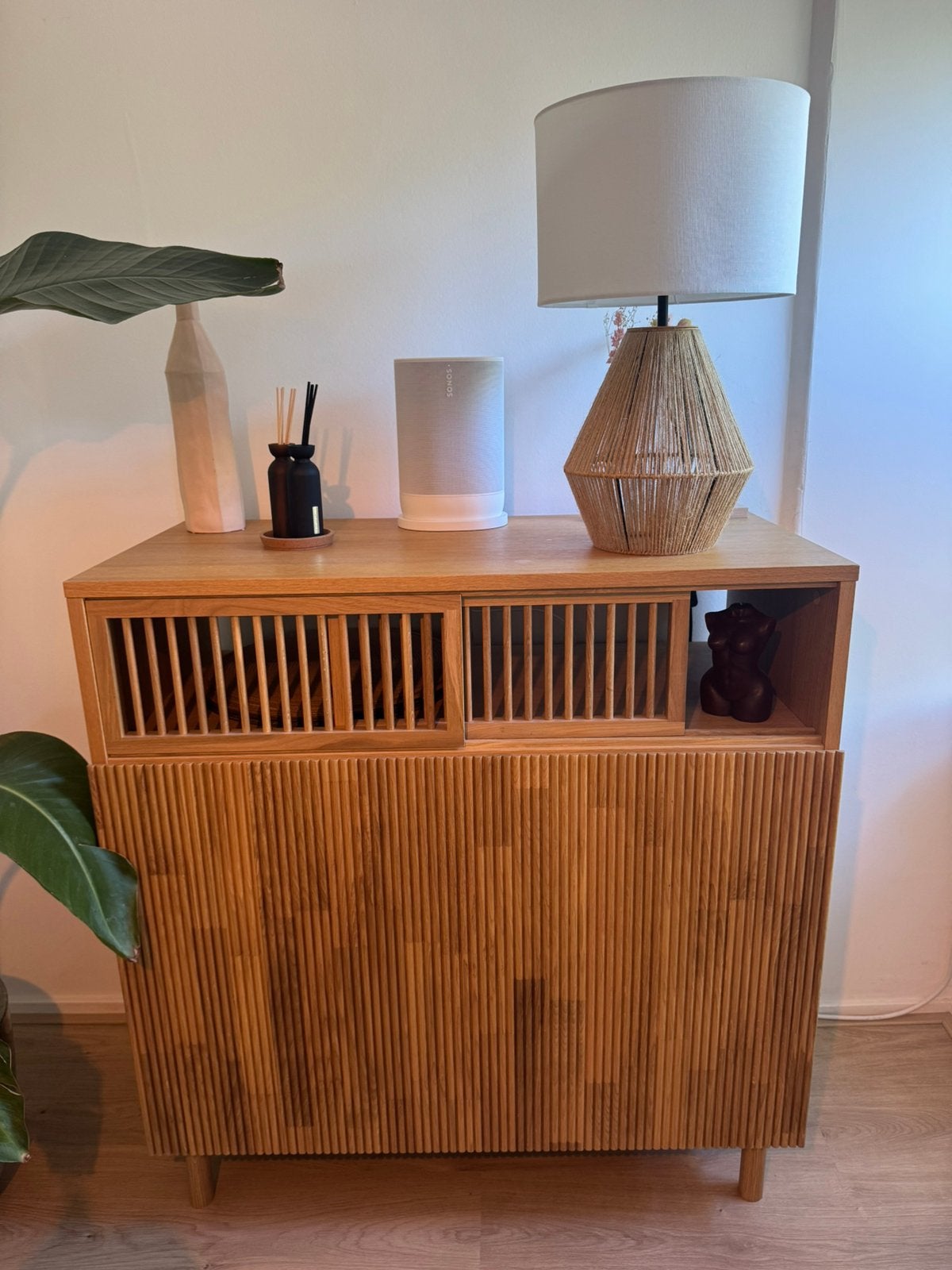 Barkast | Eikenhout | Bilbao stijl, Ophalen, Met plank(en), Eikenhout, 50 tot 100 cm
