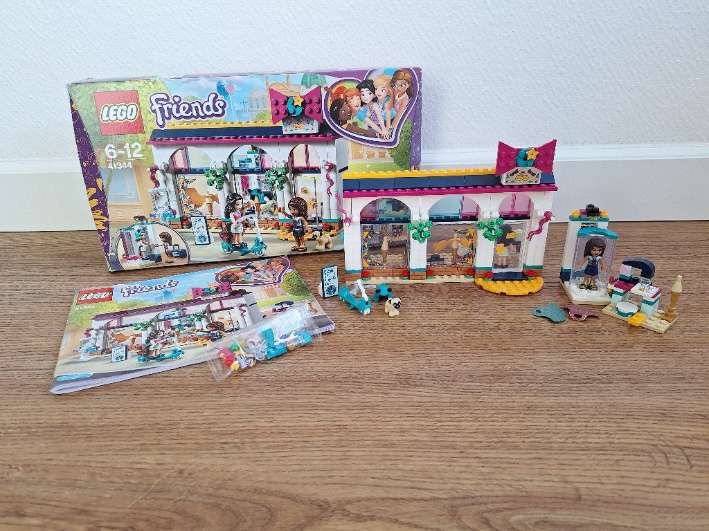 Lego friends Andrea's asseccoirewinkel 41344, Ophalen of Verzenden, Gebruikt