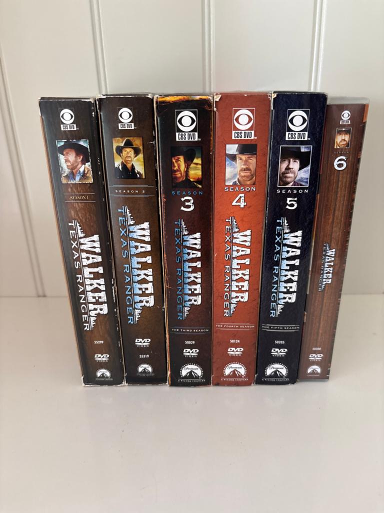 Walker Texas Ranger complete serie, seizoen 1 t/m 6 dvd, Boxset, Ophalen of Verzenden, Zo goed als nieuw, Actie en Avontuur