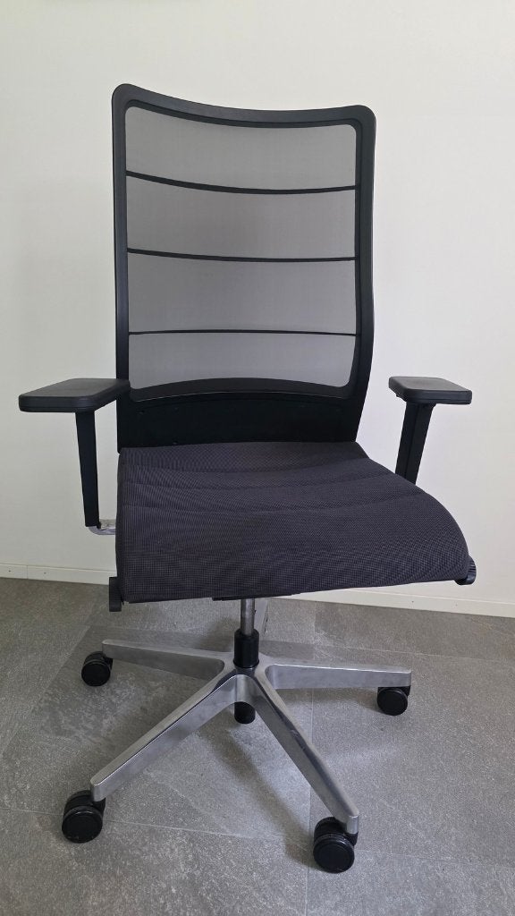 Bureaustoel Interstuhl Airpad 3C42, Ophalen, Gebruikt, Zwart, Bureaustoel
