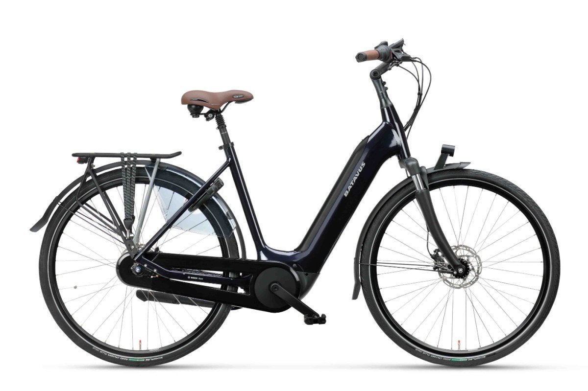 BATAVUS Finez E-go Power D53 Lageinstap Donkerblauw 53cm, Ophalen, -, -, Batavus