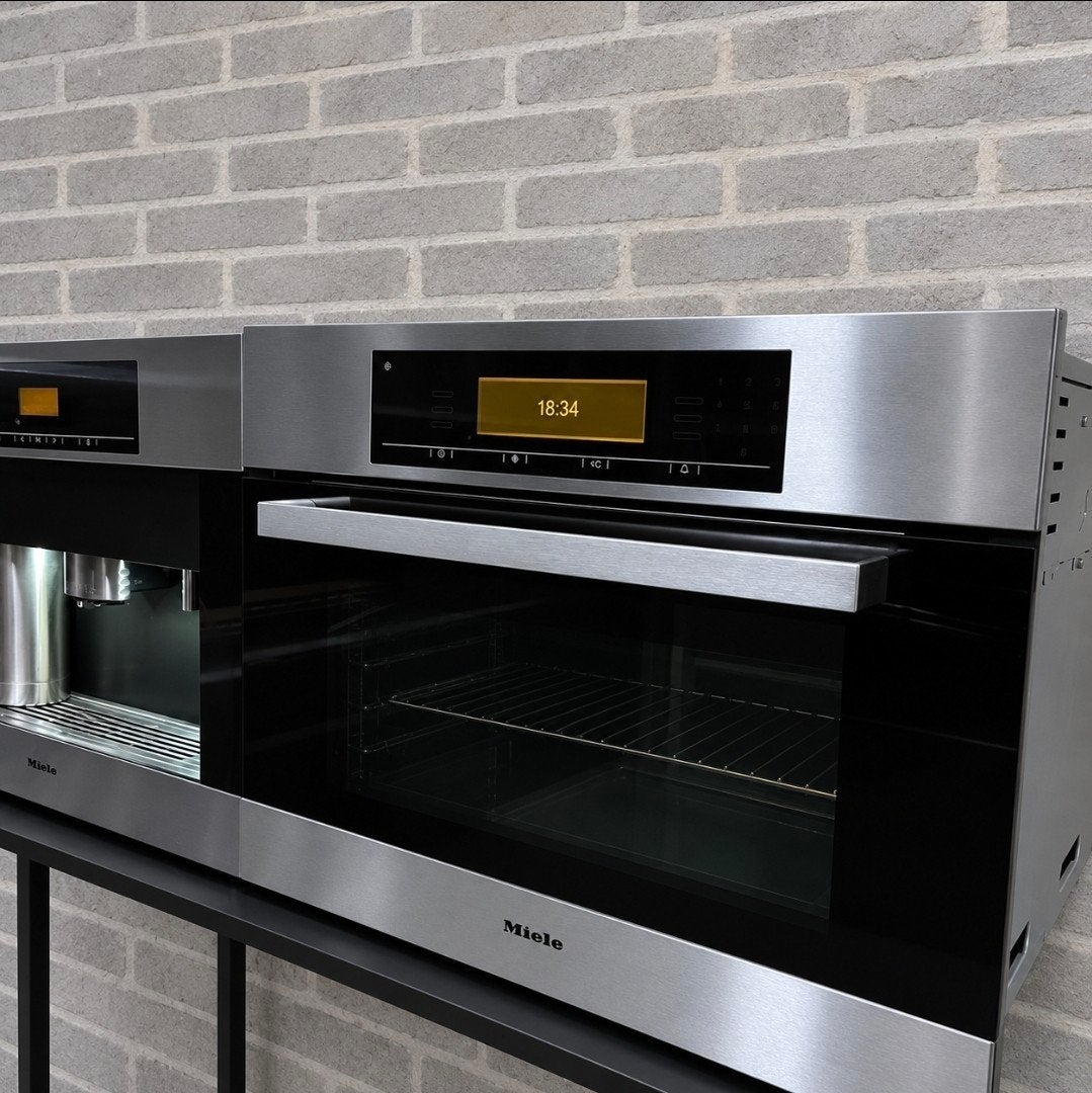 miele combimagnetron, combi-stoomoven en koffiemachine, Combimagnetron, Gebruikt, Ophalen of Verzenden, Inbouw