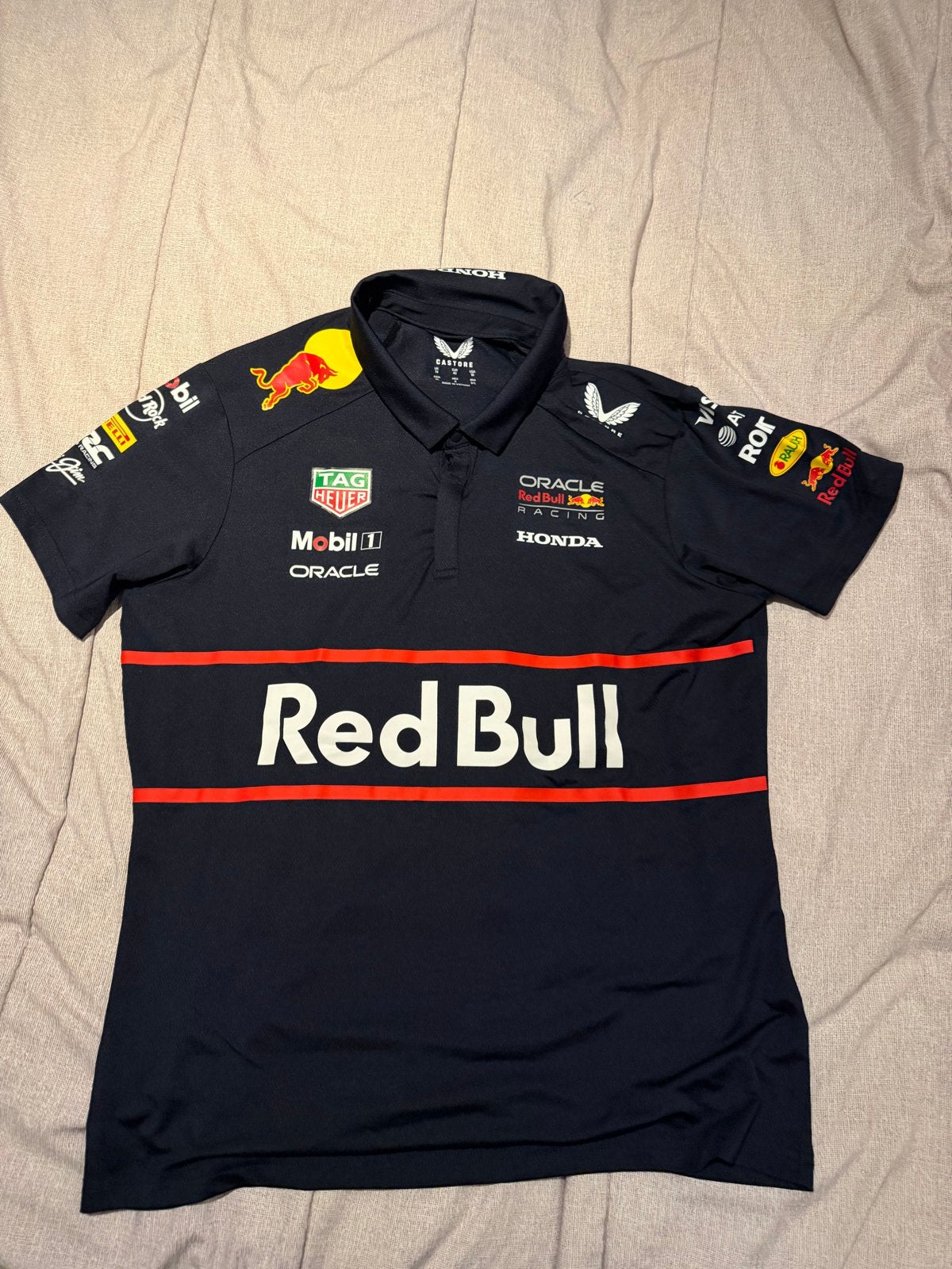 Max Verstappen Red Bull Racing Polo Shirt Maat M, Ophalen, Nieuw, Maat 48/50 (M), Zwart