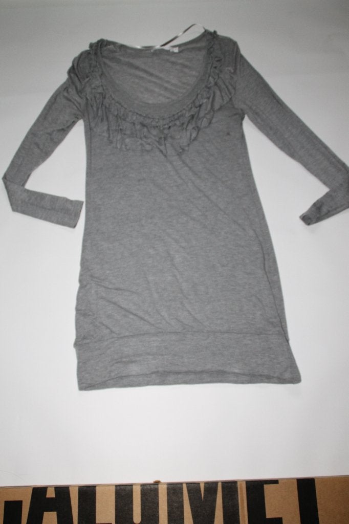 de BIJENKORF jurk/tuniek M in ~~nieuw~~ staat, Kleding | Dames, Verzenden, Zo goed als nieuw, Maat 38/40 (M), Grijs