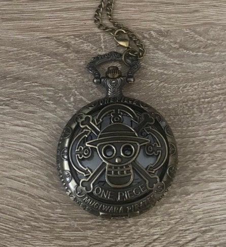 Werkend One Piece Zakhorloge, Straw Hat Pirates, Verzenden, Zo goed als nieuw