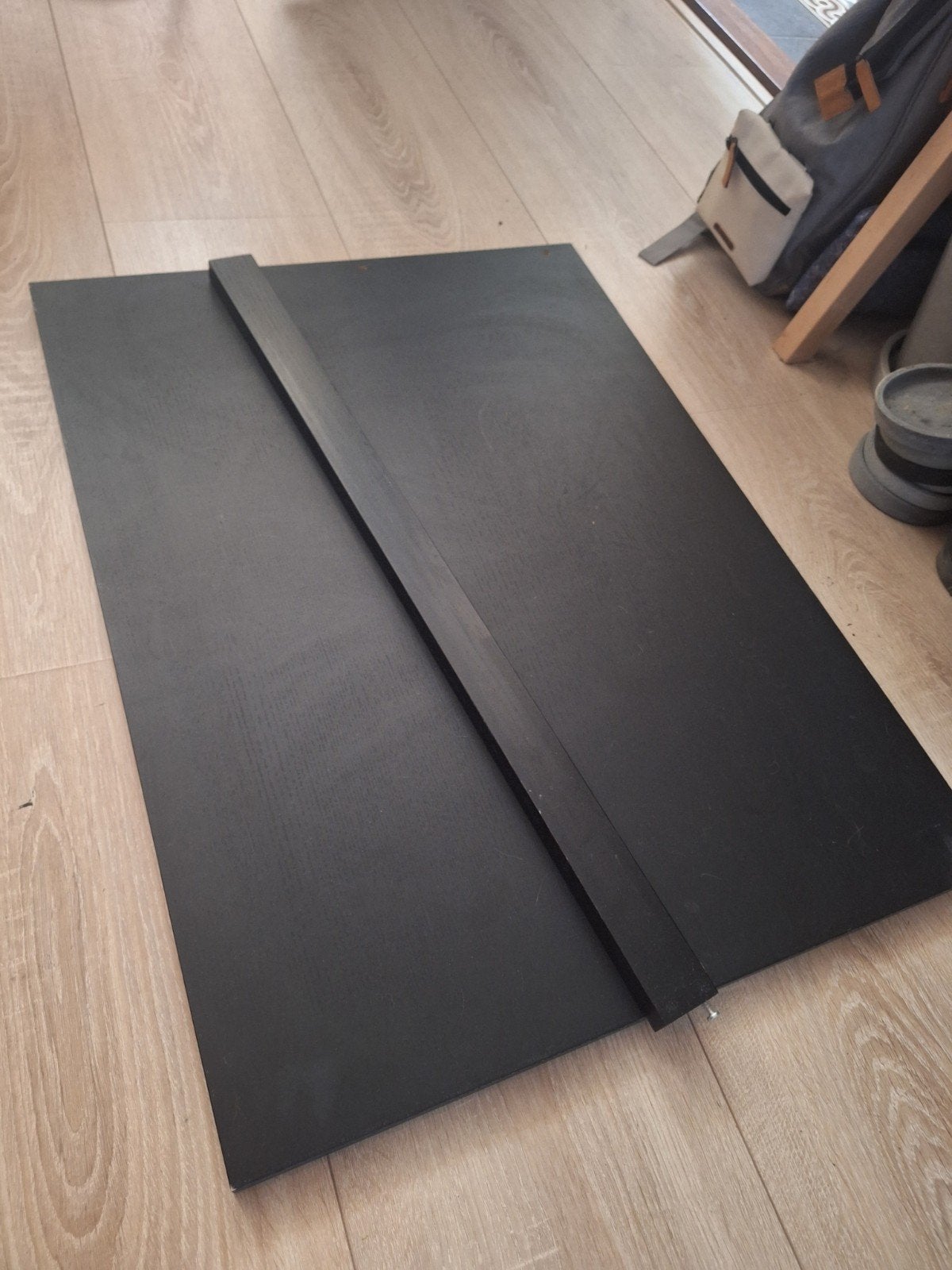 Nisse String Werkblad Zwart essen 78x58, Huis en Inrichting, Bureaus, Ophalen