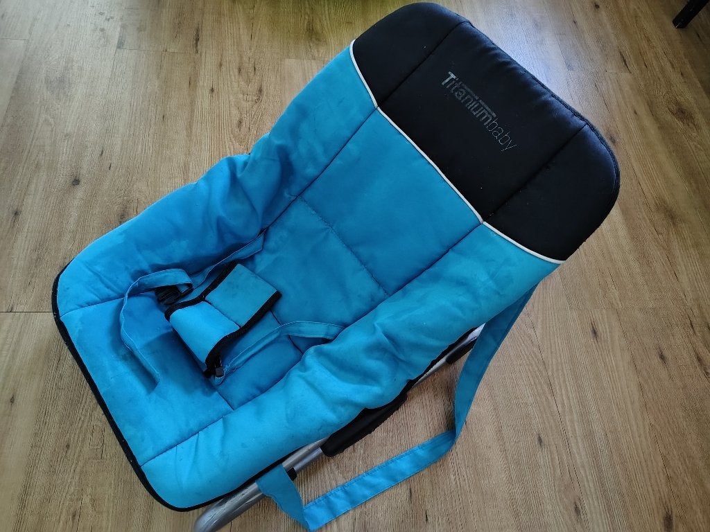 Titanium wipstoel, Kinderen en Baby's, Wipstoeltjes, Gebruikt, Verstelbaar, Wipstoel, Ophalen