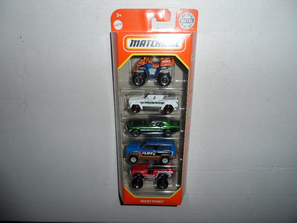 Matchbox 5 Pack - Rocky Peaks (2020) 1:64 D6, Ophalen of Verzenden, Nieuw, Auto