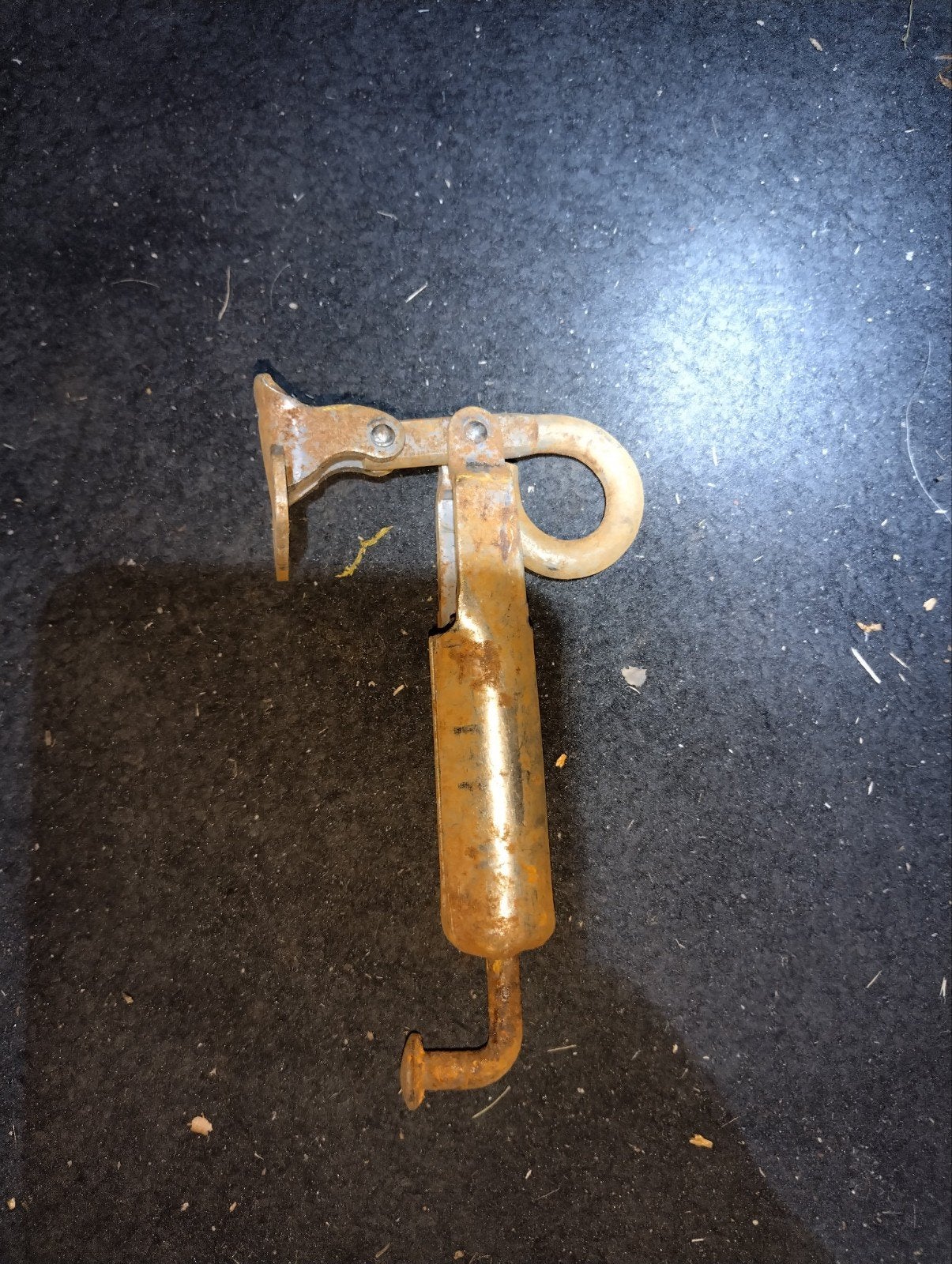 2 vintage sluiting voor luiken / deuren / motorkap militair, Ophalen of Verzenden