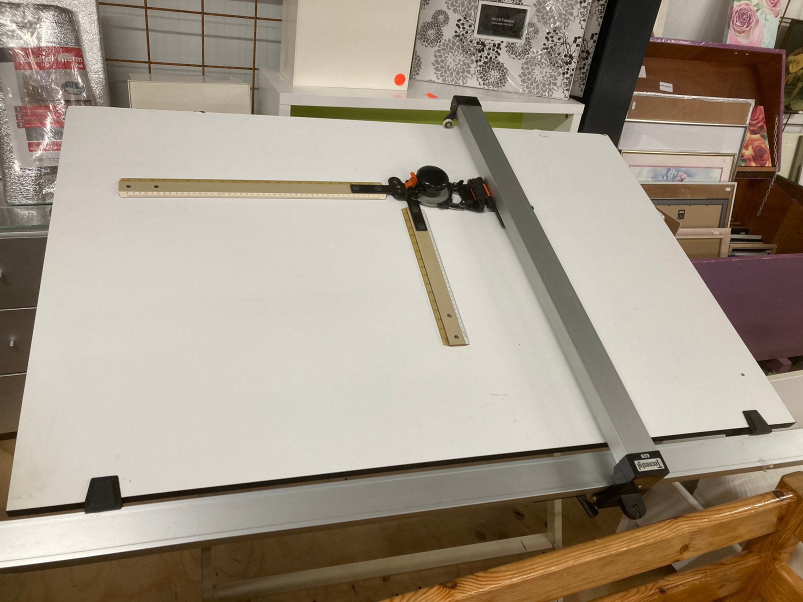 Kleine tekentafel met tekensysteem Tecnostijl, Doe-het-zelf en Verbouw, Tekentafels, Ophalen, Gebruikt, -, -